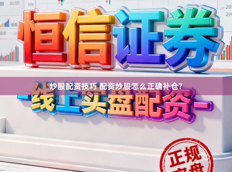 炒股配资技巧 配资炒股怎么正确补仓?